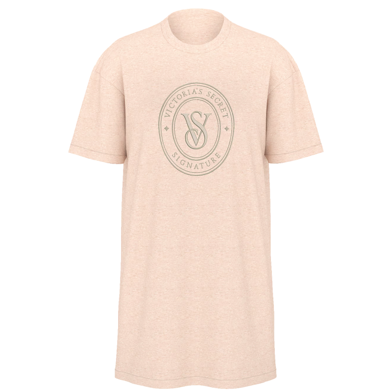 Нічна сорочка Oversize Cotton Sleep Tee Heather Pretty Blush