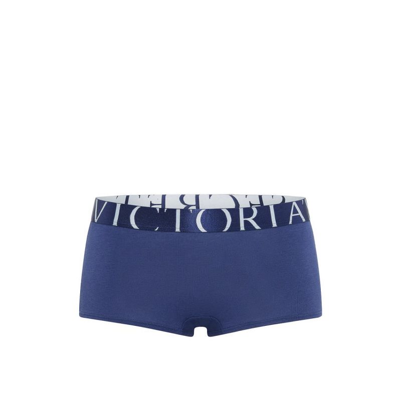 Трусики Exploded Logo Cotton Boyshort Panty Ink Blue