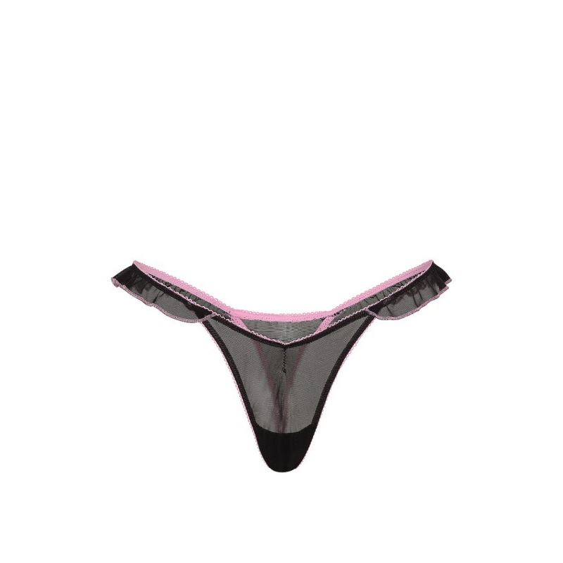 Трусики Wink Flutter Thong Panty Black