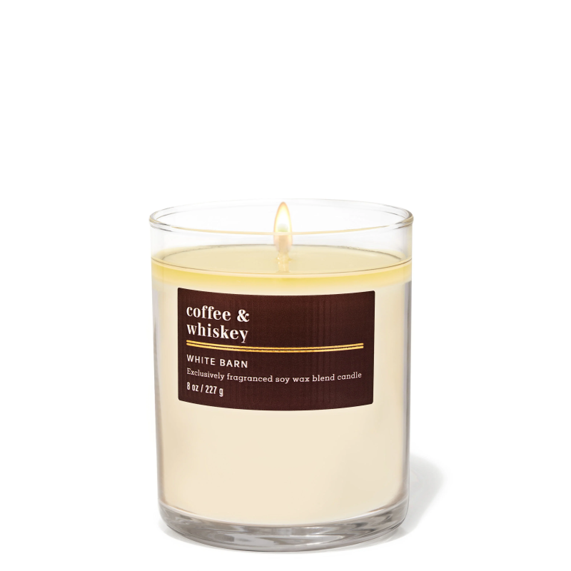 Ароматизована свічка Coffee & Whiskey 1-Wick Candle