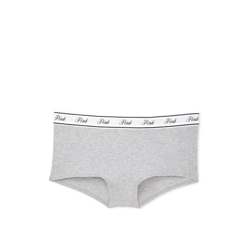 Трусики Logo Cotton Boyshorts Panty Grey