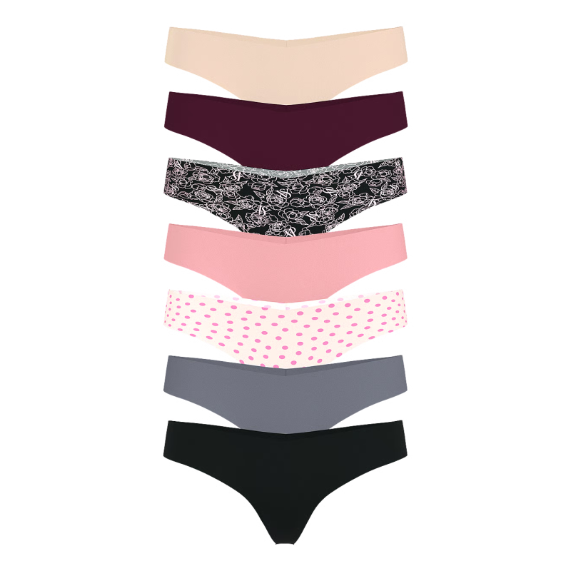Набір трусиків 7-Pack No-Show Thong Panty MixN