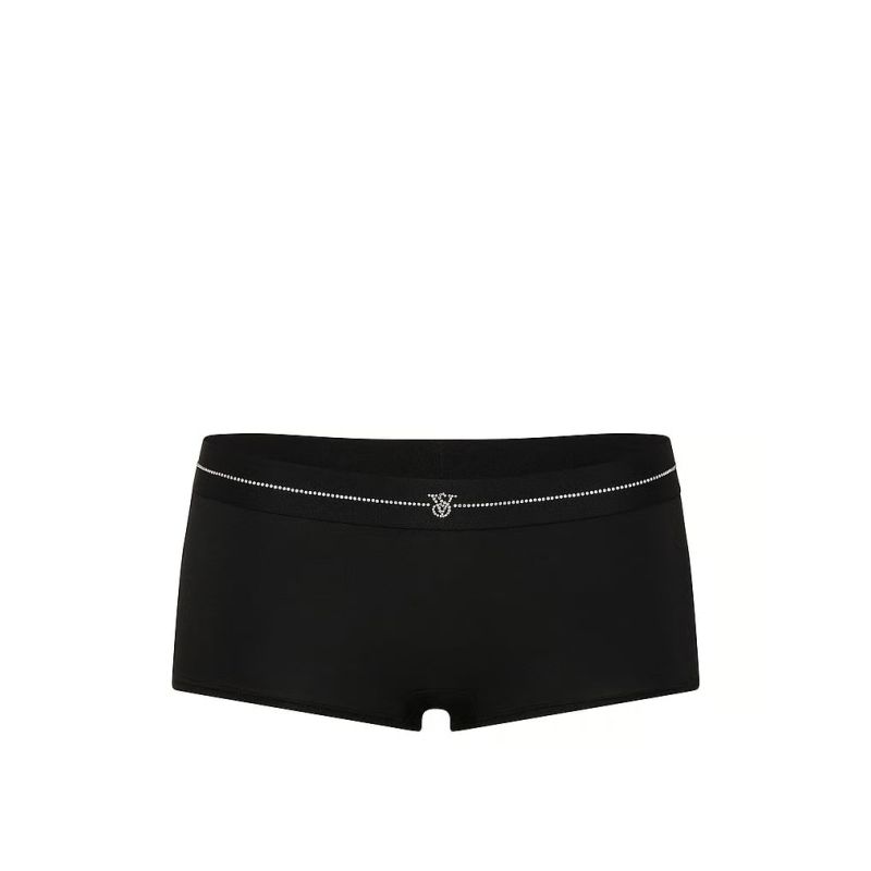Трусики Shine Logo Cotton Boyshort Panty Black