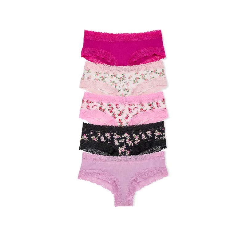 Набір трусиків 5-Pack Wink Lace Cheeky Panties Flowers