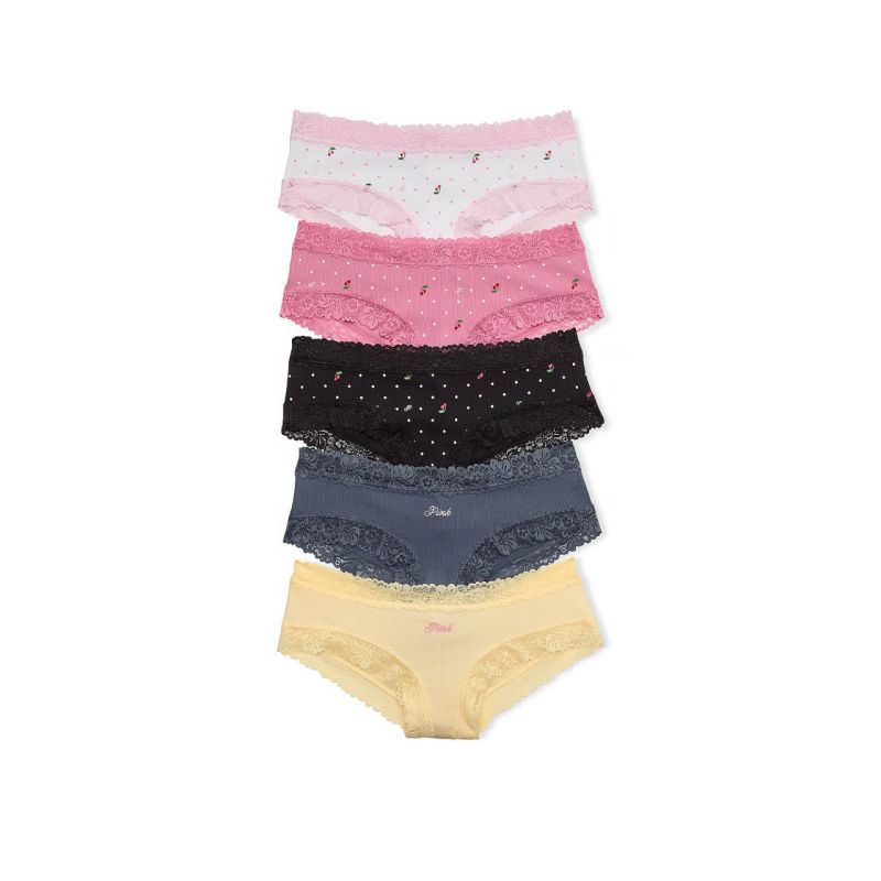Набір трусиків 5-Pack Wink Lace Cheeky Panties Flower