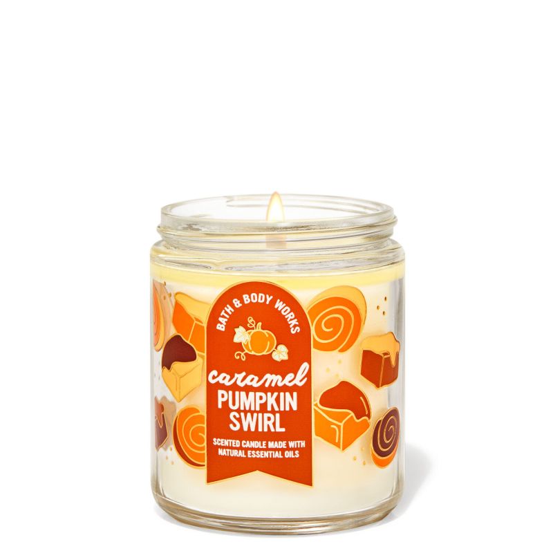 Ароматизована свічка Caramel Pumpkin Swirl Bath & Body Works