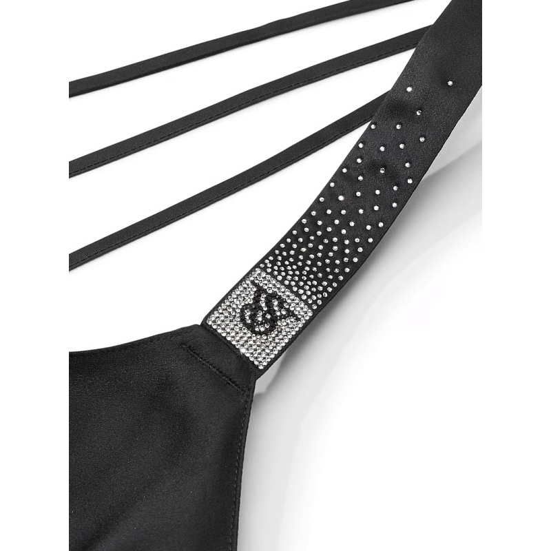 Нічна сорочка сатинова Scattered Shine Strap Satin Strappy-Back Slip VS