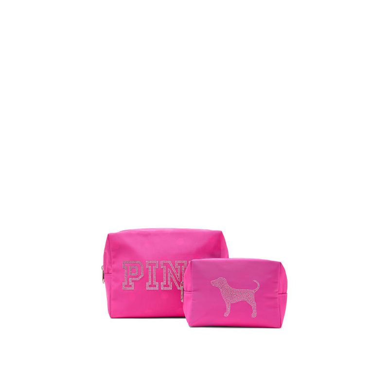 Косметичка Top-Zip Makeup Bag Pink Diamante