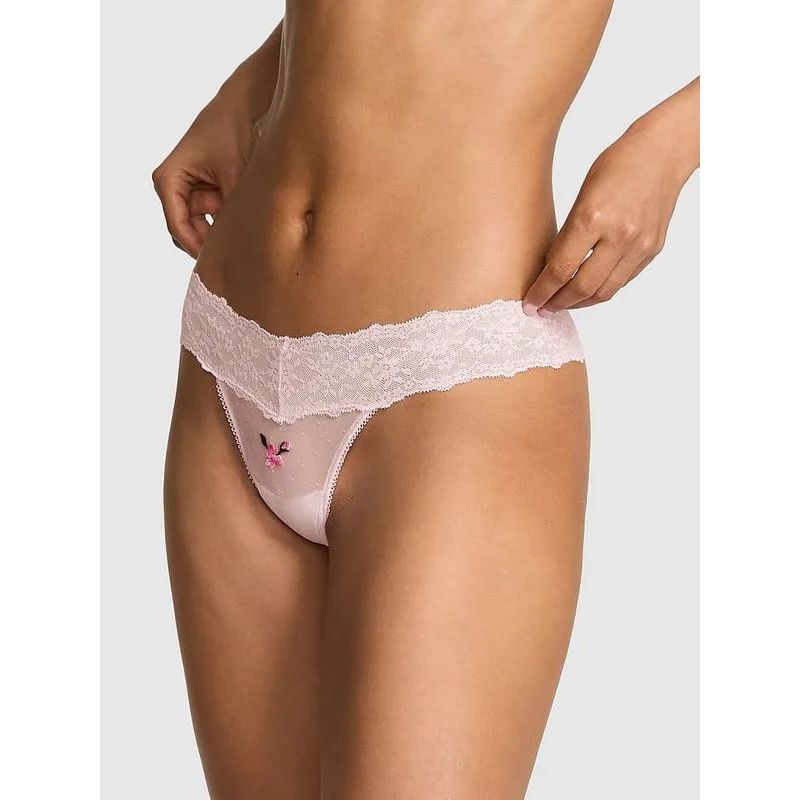 Трусики PINK Wink Thong Panty Pink Tulip