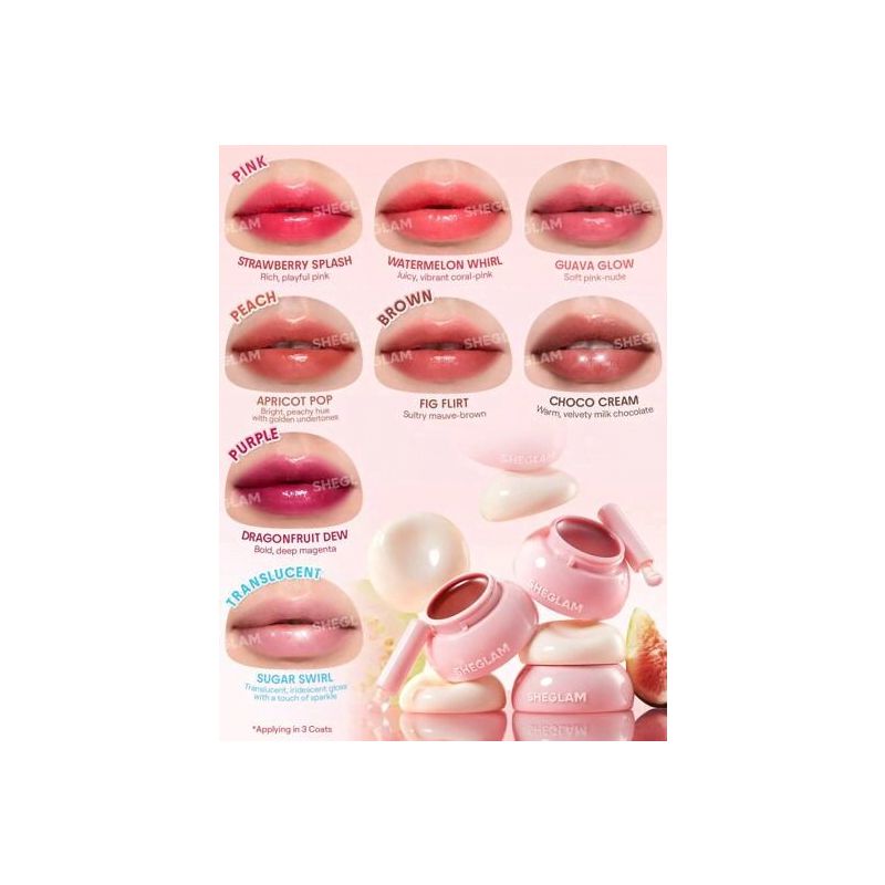 Блиск для губ Hydra Jelly Pocket Lip Jam-Apricot Pop в асортименті