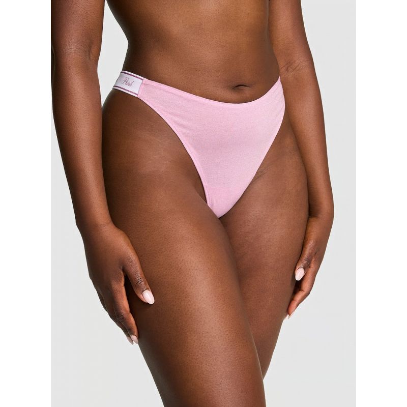 Трусики Logo Micro High-Leg Thong Panty Petal Pink
