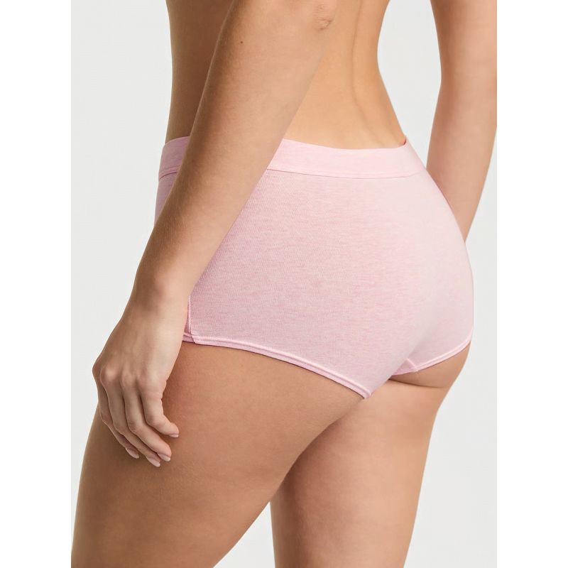 Трусики Logo Cotton Boyshort Panty Heather Pink Petal