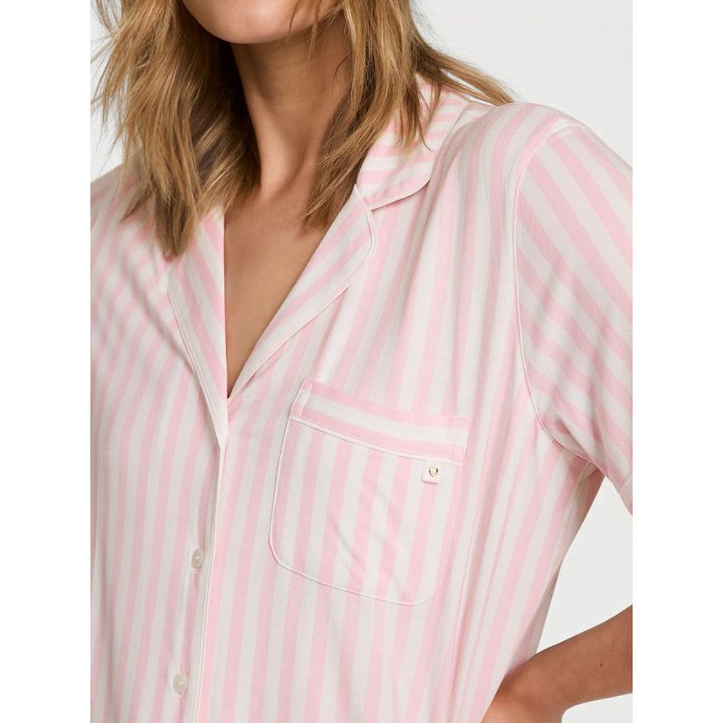 Піжама Modal Short Pajama Set Print Pink Stripe