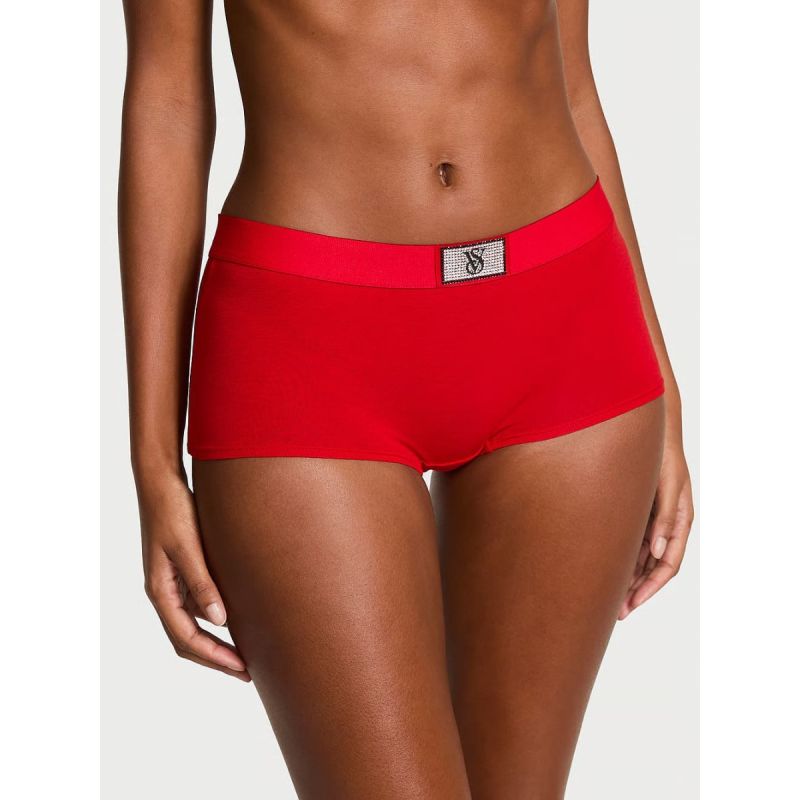 Трусики Logo Cotton Shine Patch Boyshorts Panty Lipstick