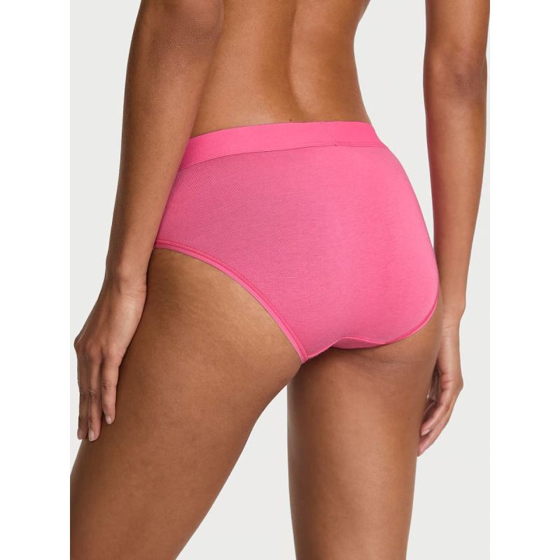 Трусики Logo Cotton Shine Patch Hiphugger Panty Pink